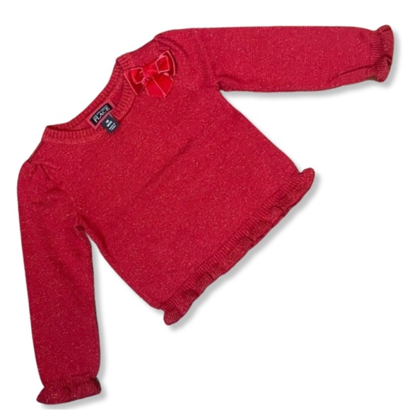 THE CHILDREN'S PLACE || Sweater Mock Onesie Skirt Set | Holiday Outfit || 18-24m - Picture 2 of 16